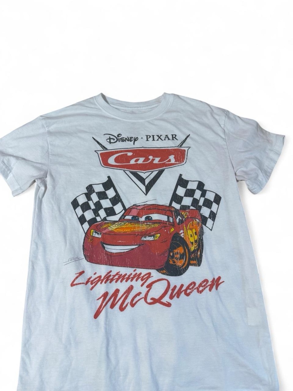 Disney Cars Lightning McQueen Tee - White/Red